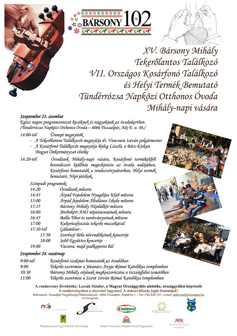 Mihály-napi rendezvény Tiszaalpáron